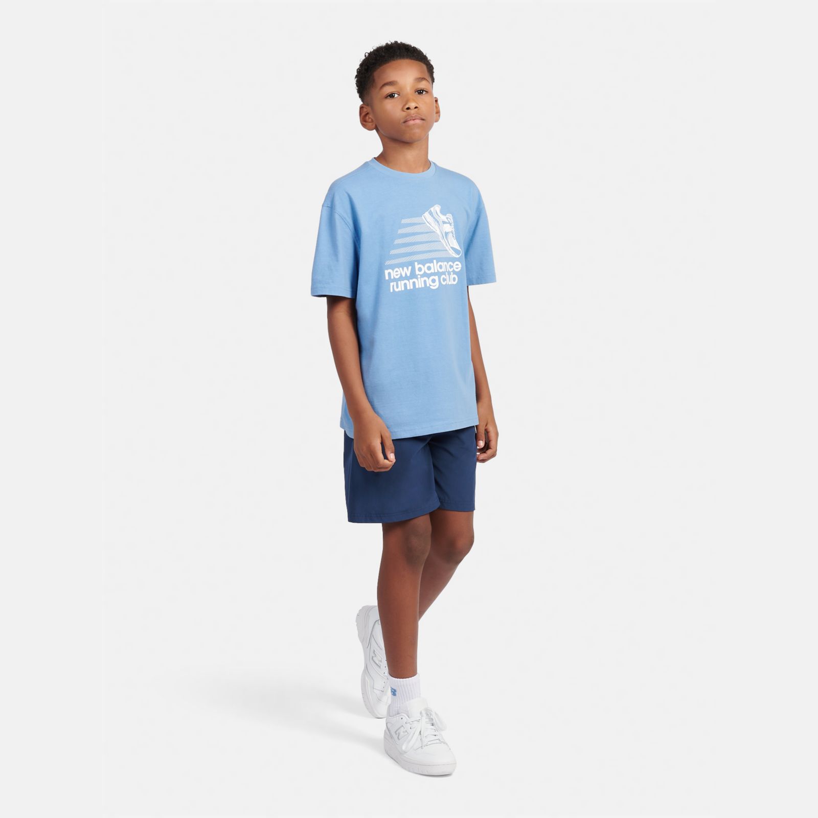 Детские футболки New Balance Running Club T-Shirt — фото 2