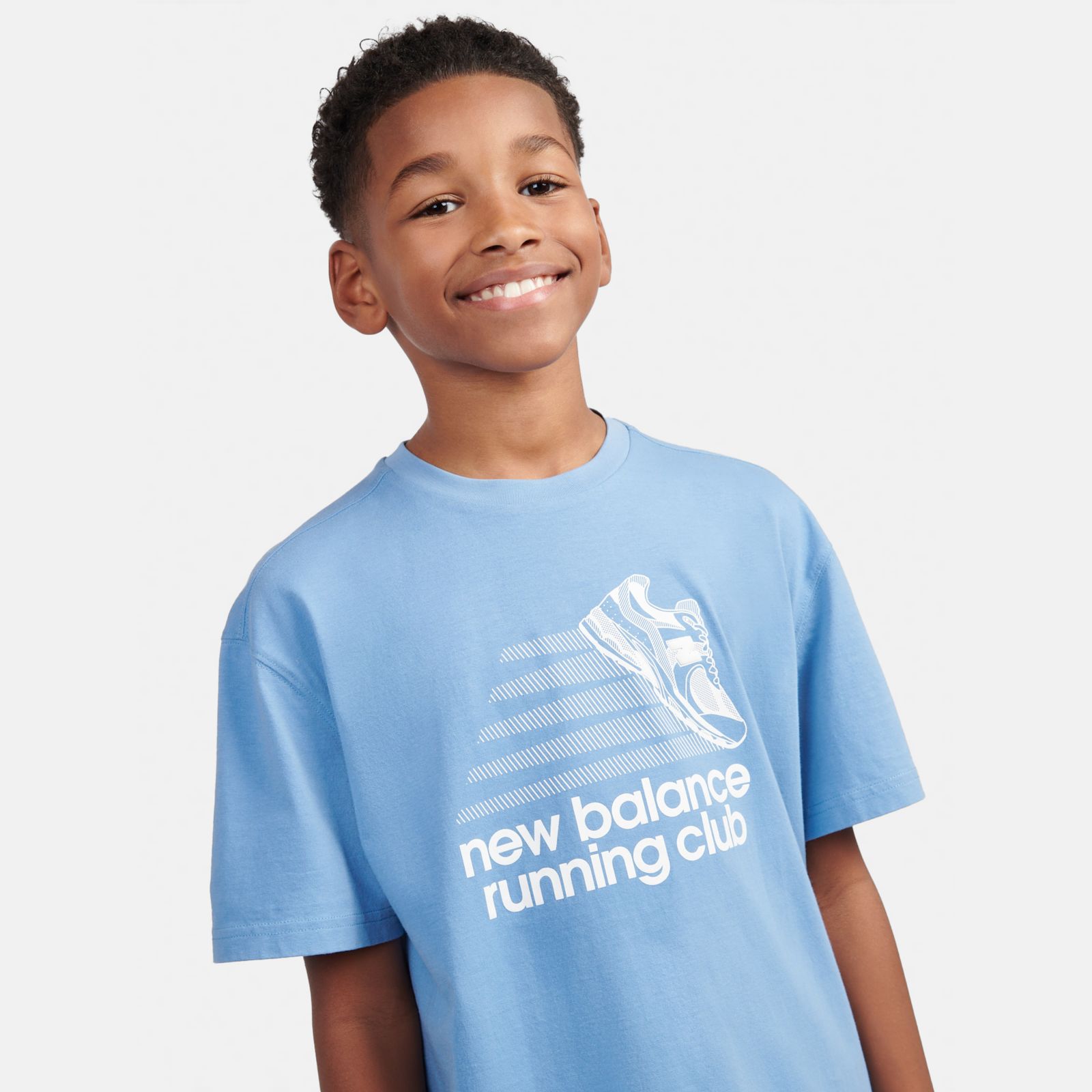 Детские футболки New Balance Running Club T-Shirt — фото 3