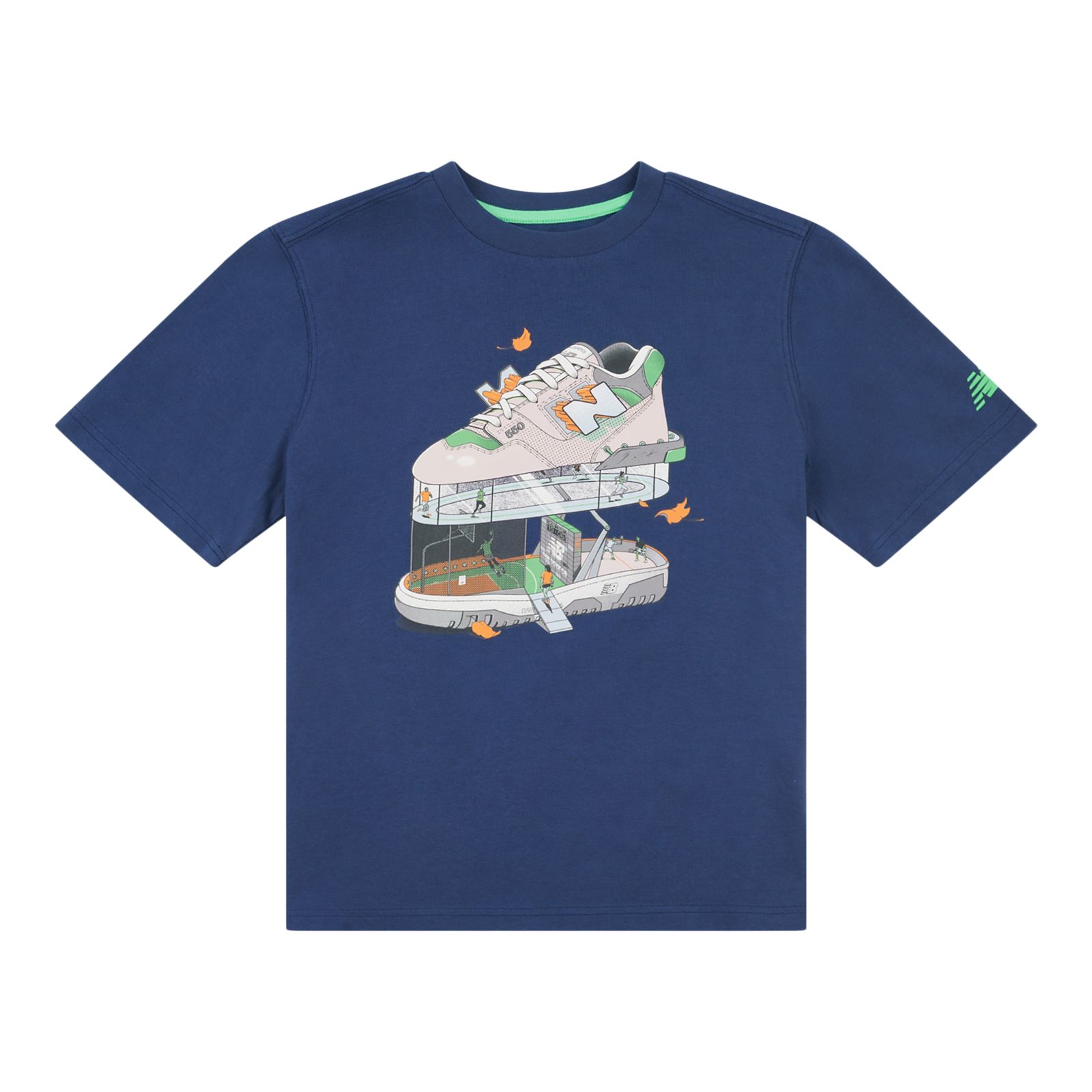 Детские футболки New Balance Fitness Centre Illustrated Graphic T-Shirt — фото 8