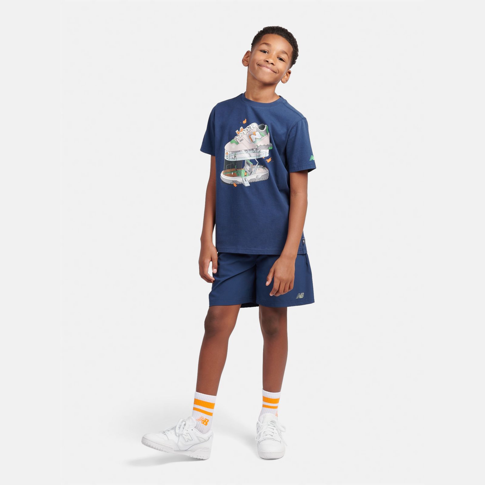 Детские футболки New Balance Fitness Centre Illustrated Graphic T-Shirt — фото 2