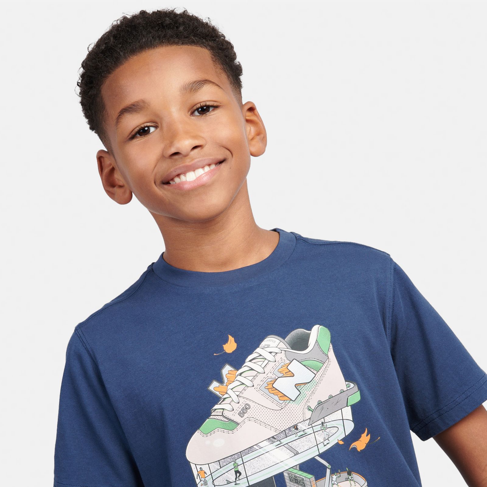 Детские футболки New Balance Fitness Centre Illustrated Graphic T-Shirt — фото 3