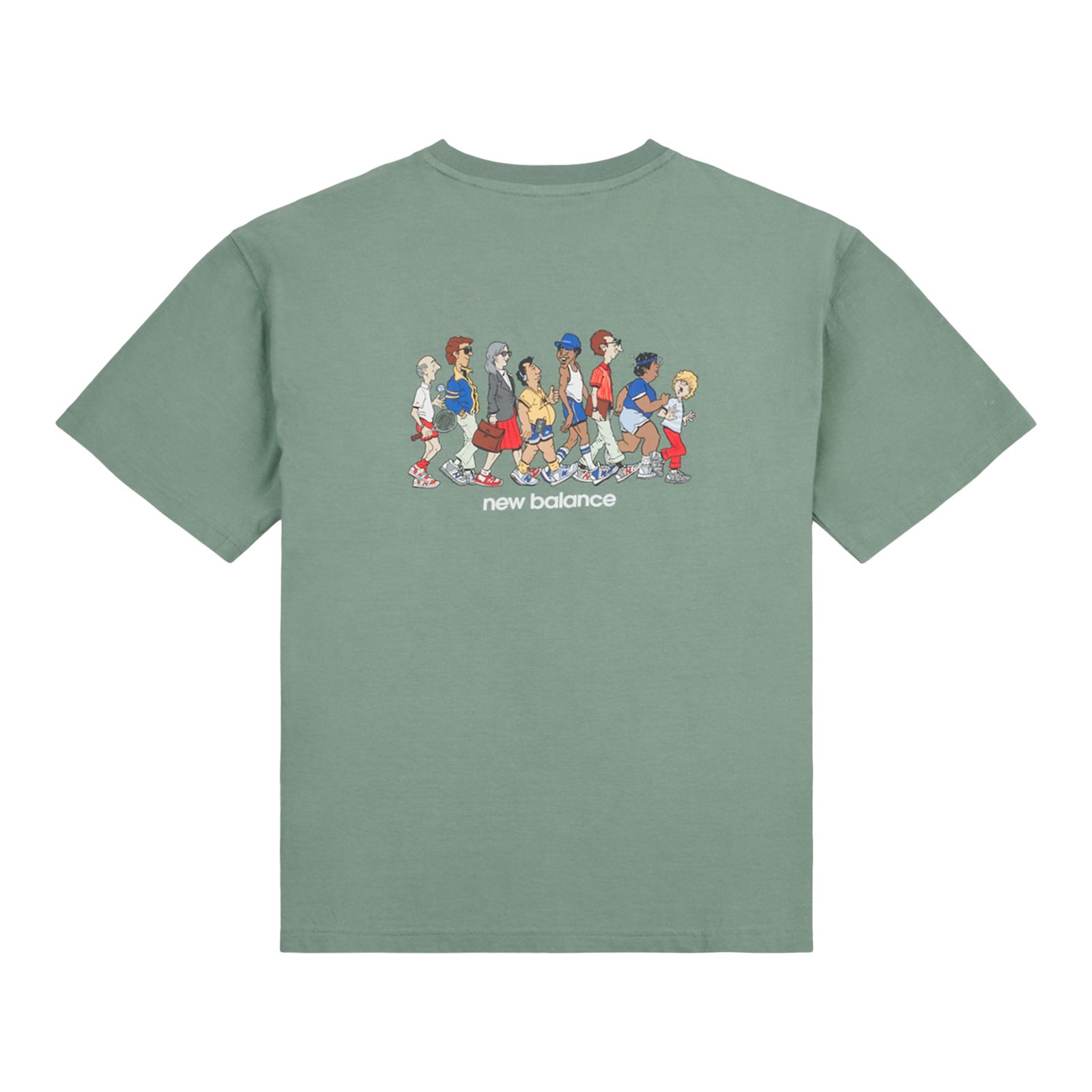Детские футболки New Balance Back Graphic Queue T-Shirt — фото 6