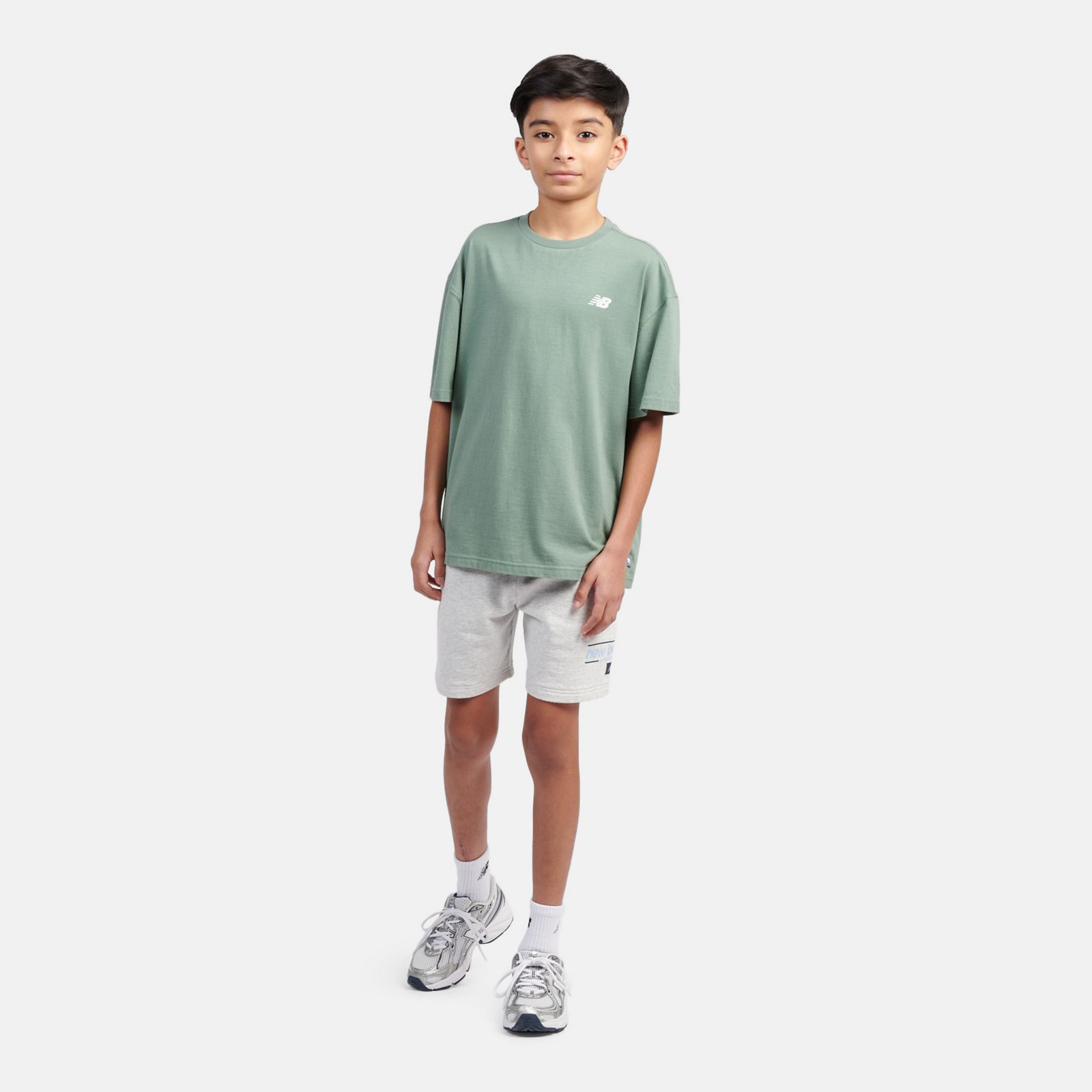 Детские футболки New Balance Back Graphic Queue T-Shirt — фото 2