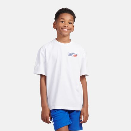 Athletic Shoes Back Graphic T-Shirt, BRIGHT WHITE, LAKB0173BWE