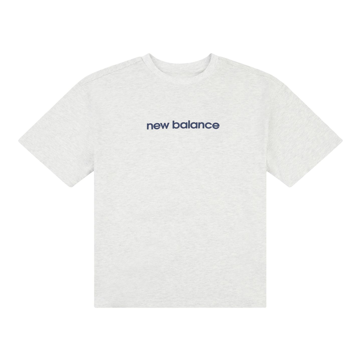 Детская футболка New Balance Baseball Player Back Graphic, цвет: Пепельный меланжевый — фото 4