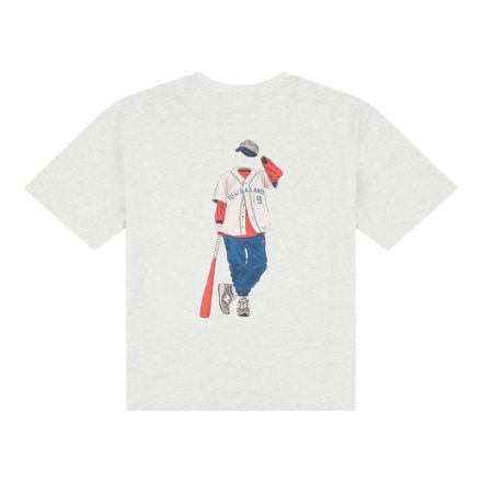 Baseball Player Back Graphic T-Shirt