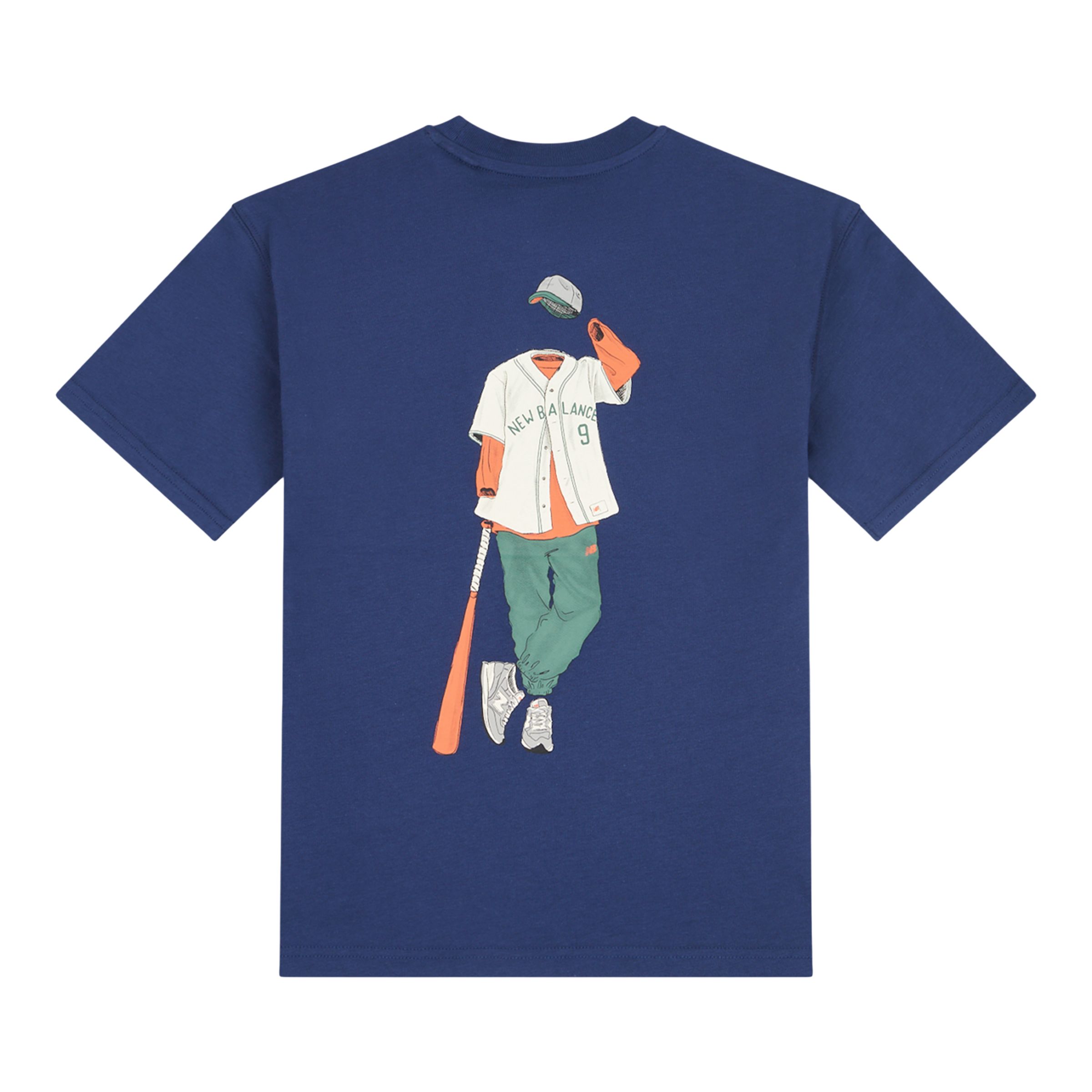 Baseball Player Back Graphic T-Shirt