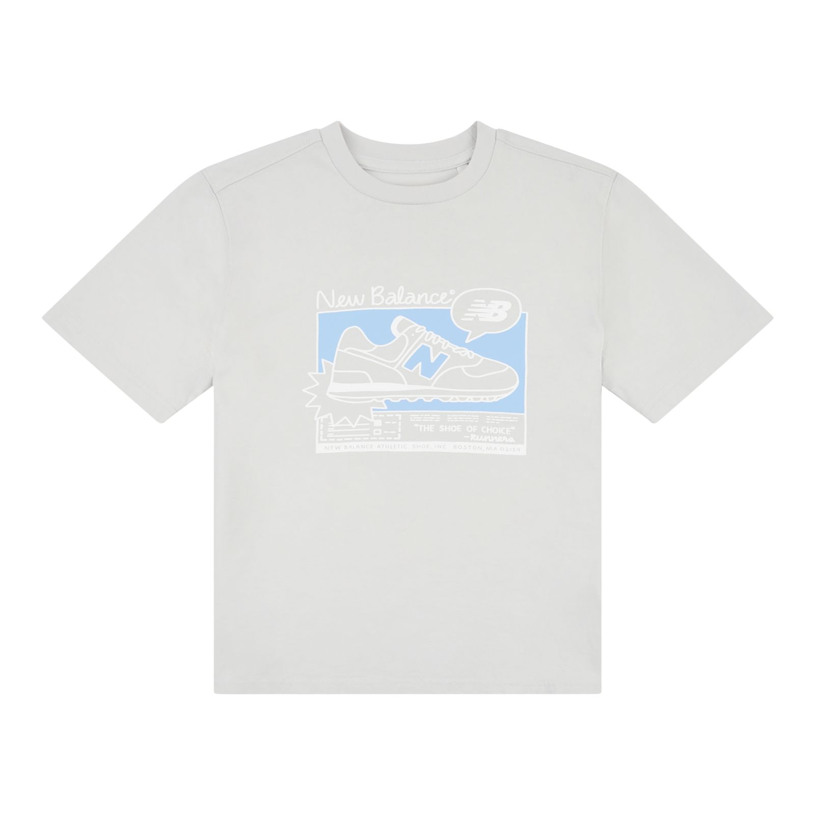 Детские кроссовки New Balance Sneaker Poster Graphic T-Shirt — фото 8