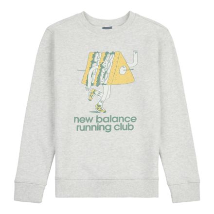 Running Club 卡通圖案圓領上衣