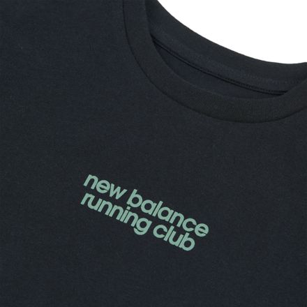 Running Club Sandwich Back Graphic 圖案圓領上衣