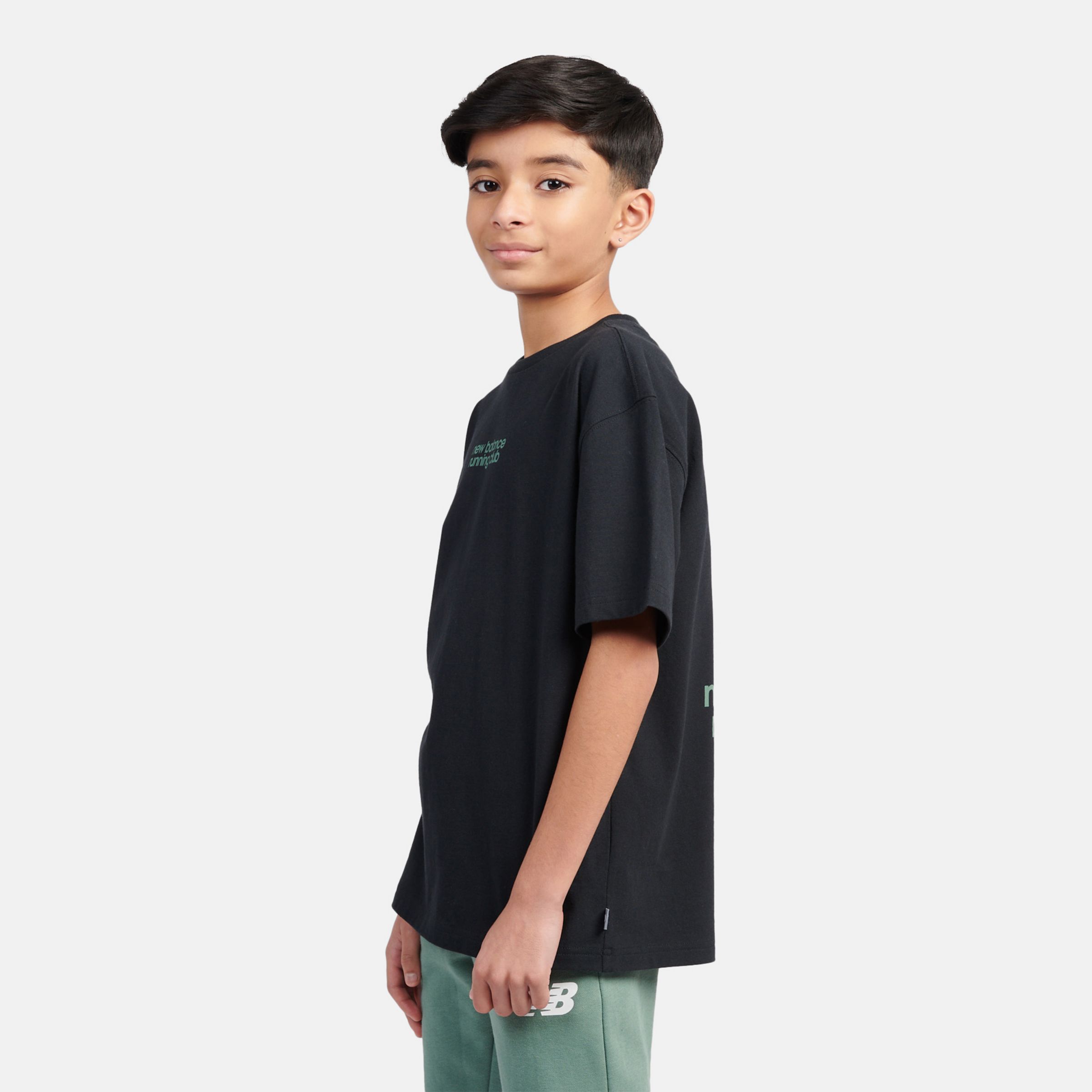 Running Club Sandwich Back Graphic 圖案圓領上衣