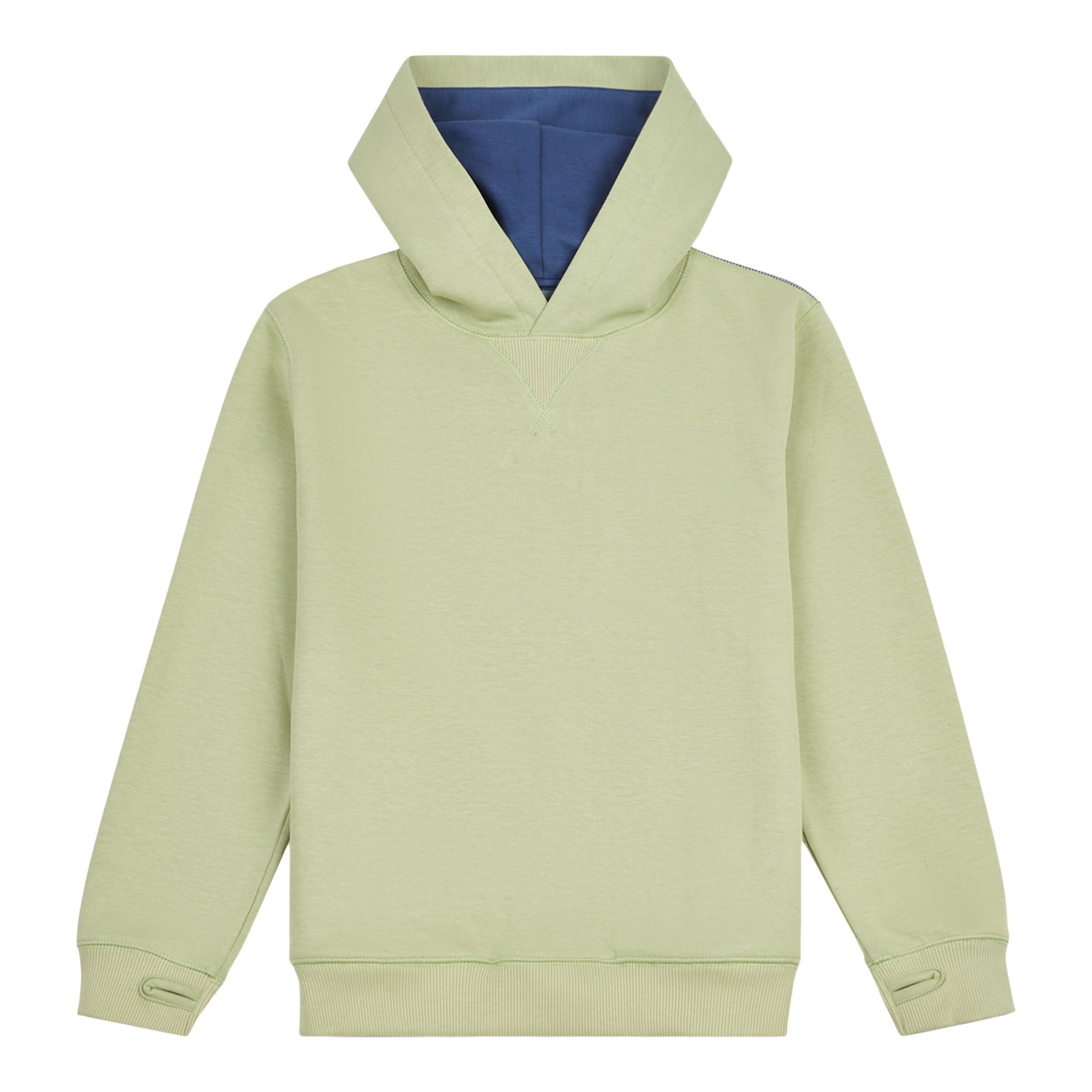 高級對比連帽衫