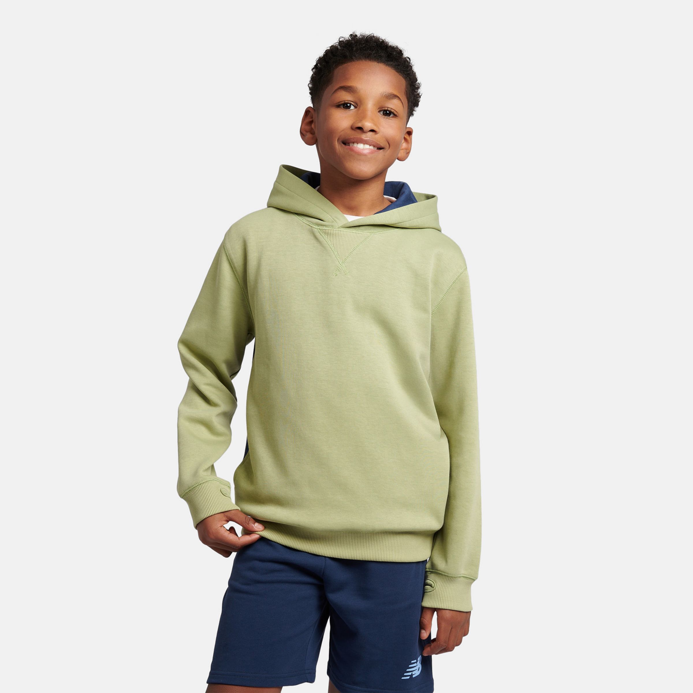 高級對比連帽衫