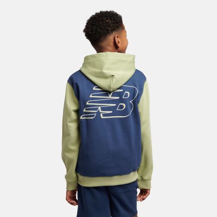 高級對比連帽衫