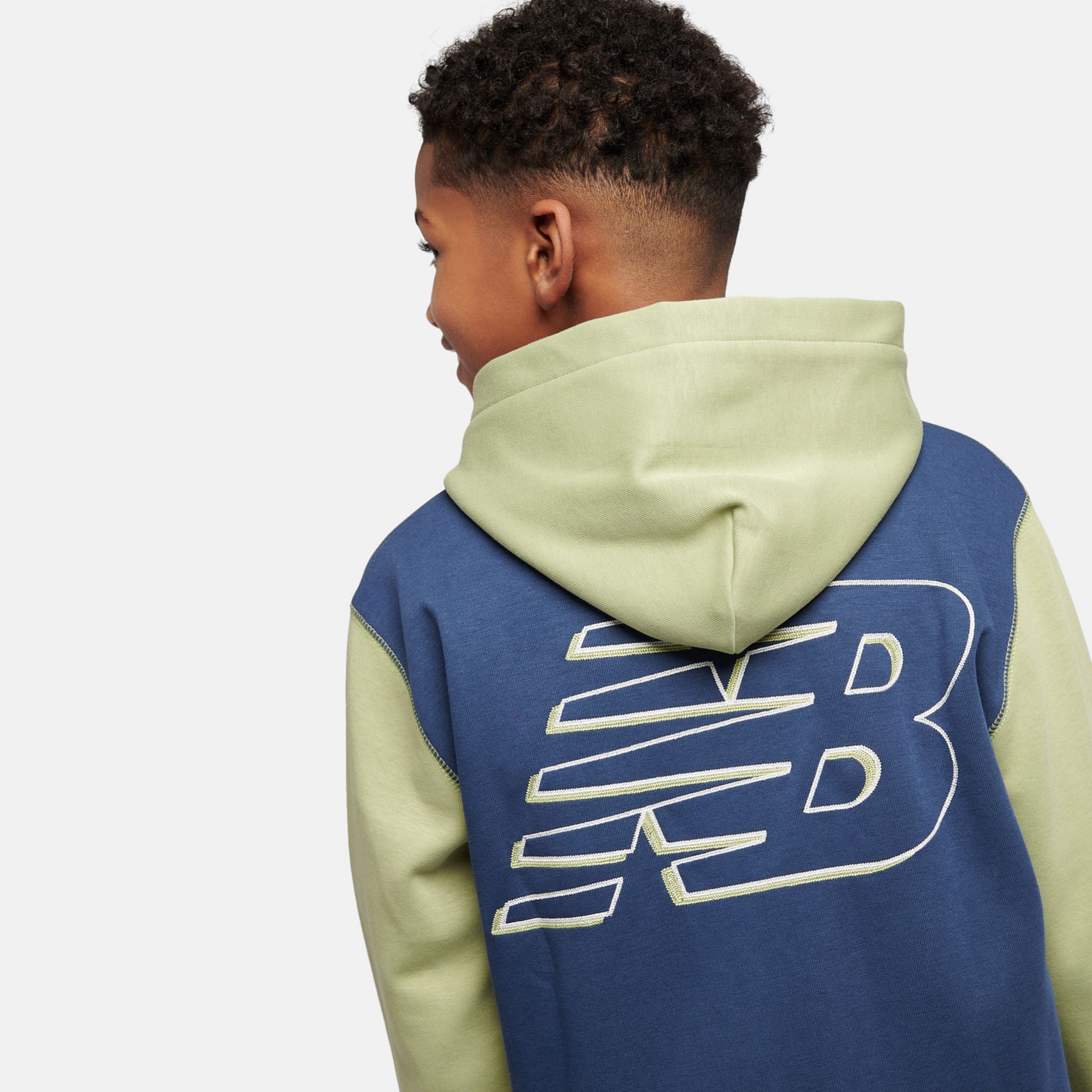 高級對比連帽衫