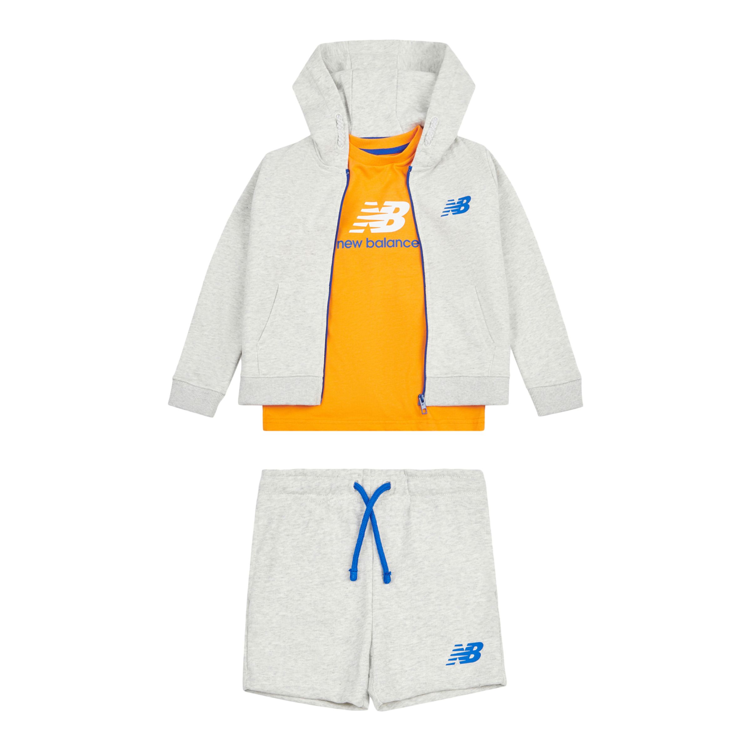 Zip Thru Hoodie Tee & Short Set