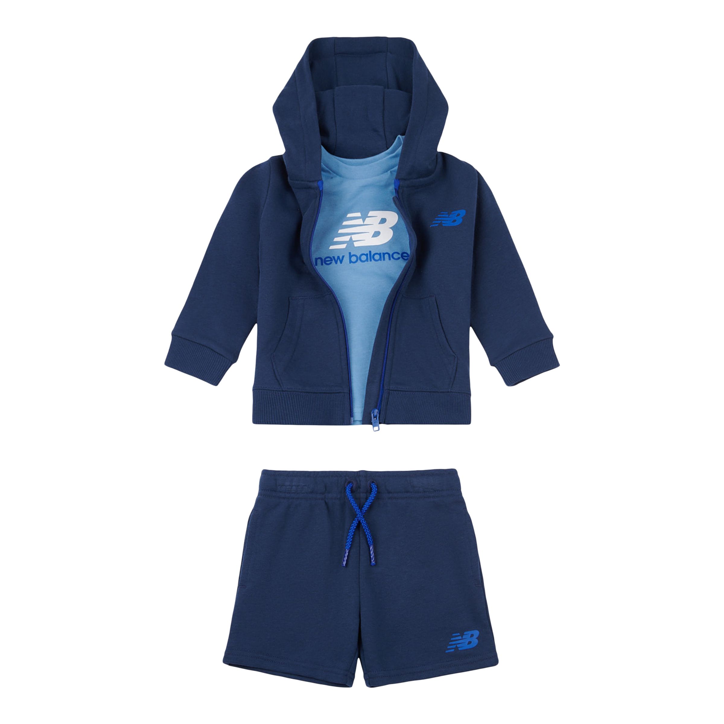 Zip Thru Hoodie Tee & Short Set