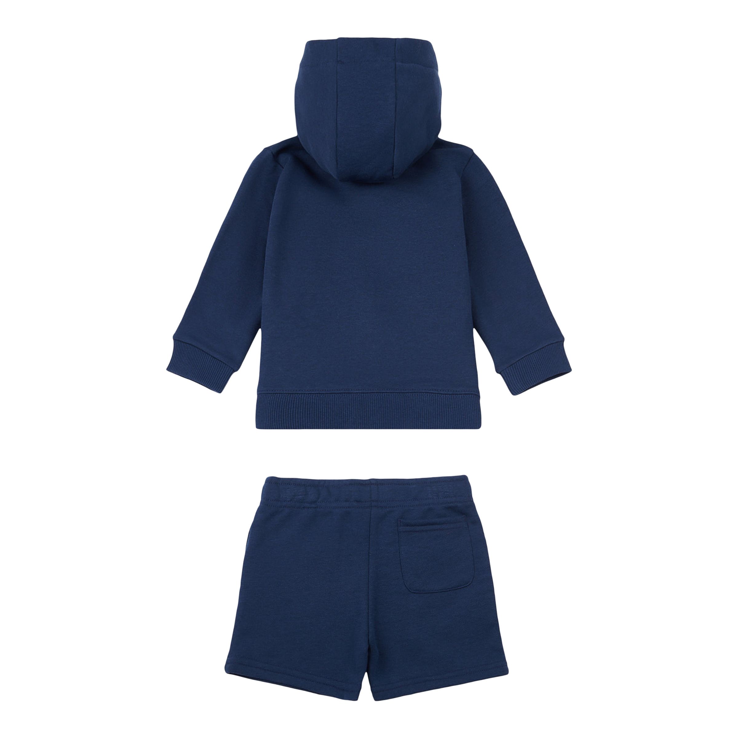 Zip Thru Hoodie Tee & Short Set