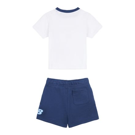 Athletic Shoes Tee & Short Set, BRIGHT WHITE, LAKB0212BWE