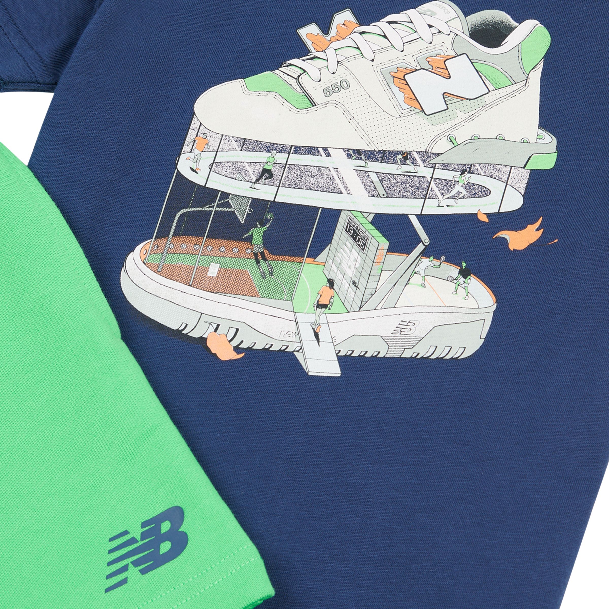 Fitness Centre Illustrated Tee & FT Short Set