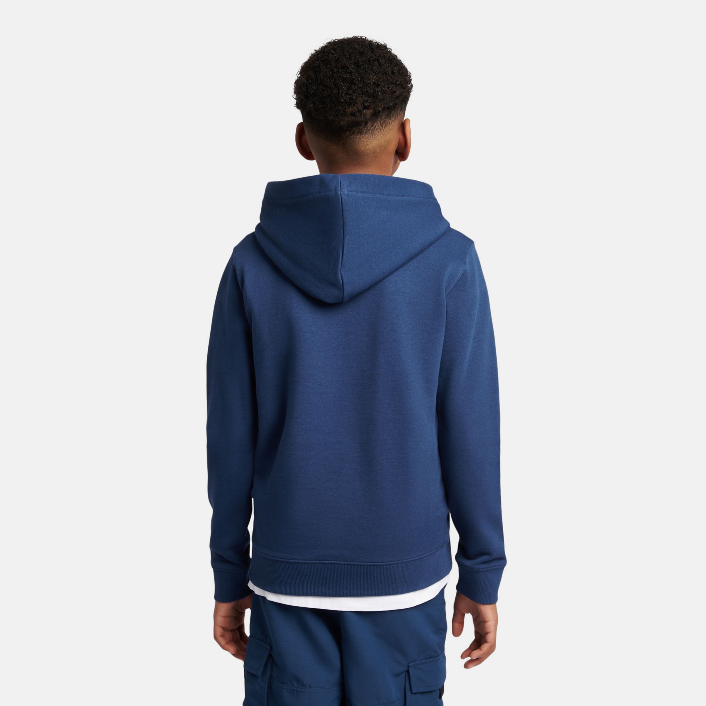 French Terry Stacked Logo Hoodie