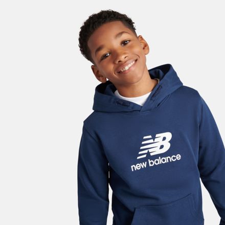 French Terry Stacked Logo Hoodie