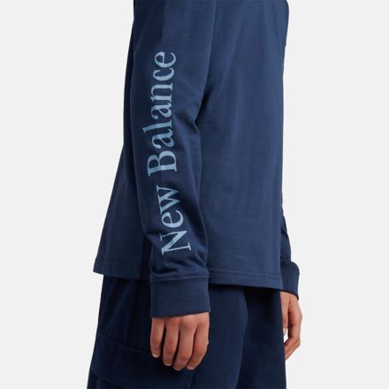 Athletics Inc Long Sleeve T-Shirt, NB NAVY, LAKB0255NNY