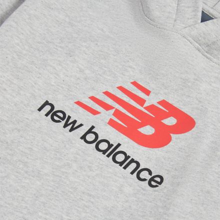 French Terry Stacked Logo Hoodie