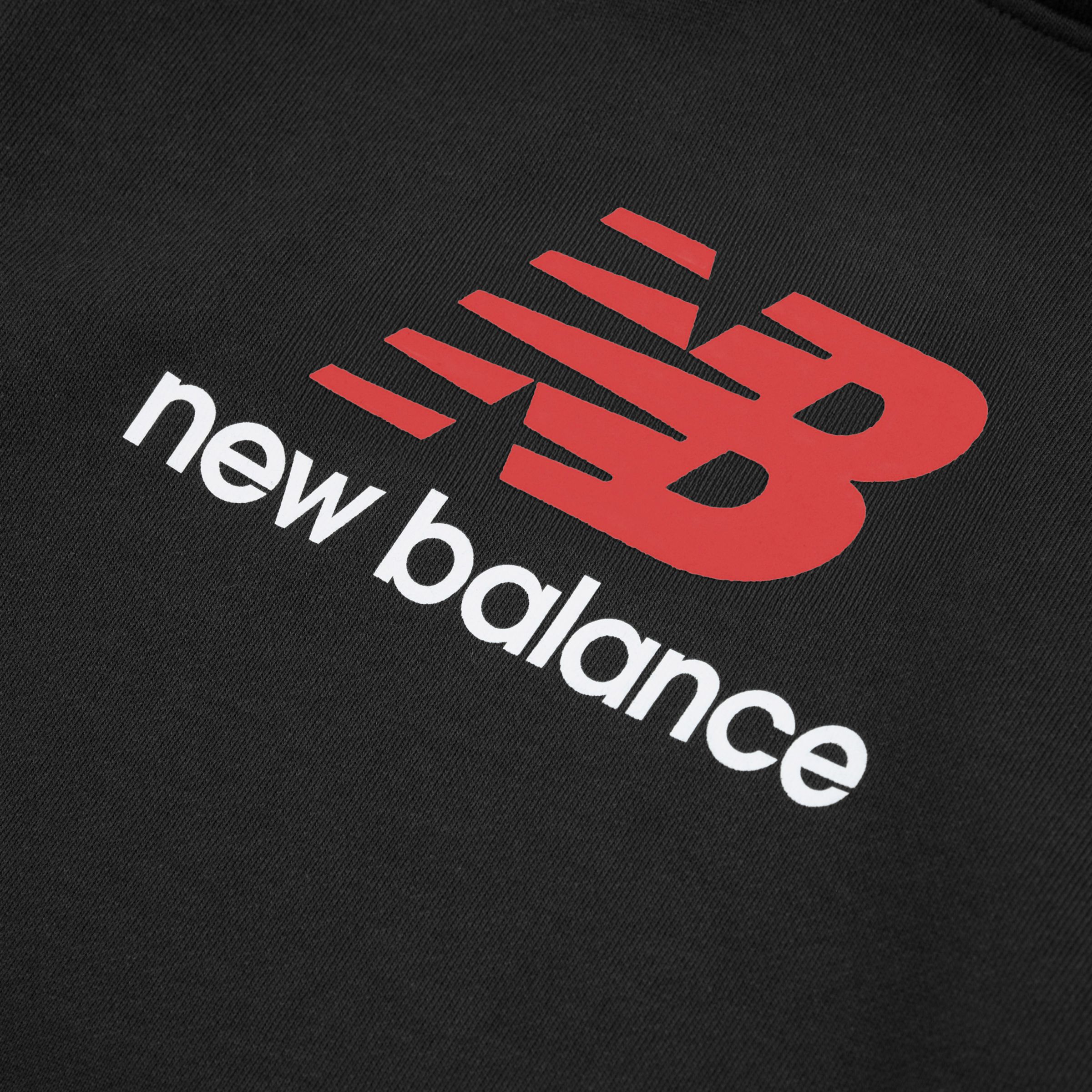 French Terry Stacked Logo Hoodie