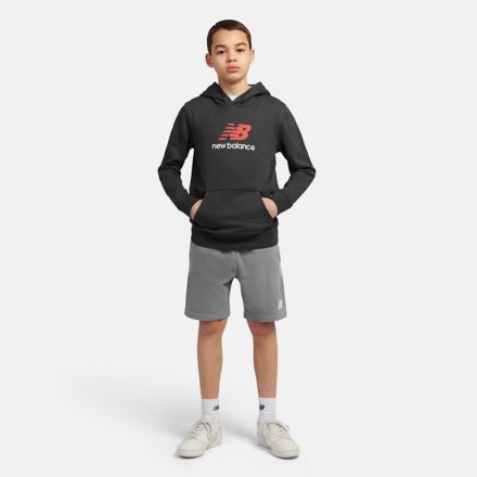 French Terry Stacked Logo Hoodie