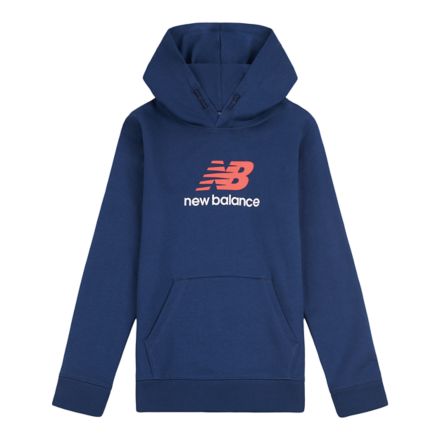 French Terry Stacked Logo Hoodie