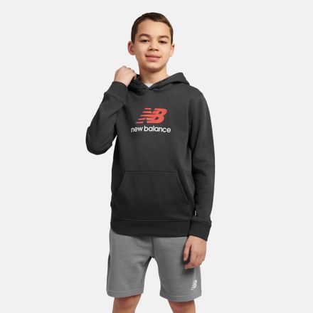 French Terry Stacked Logo Hoodie