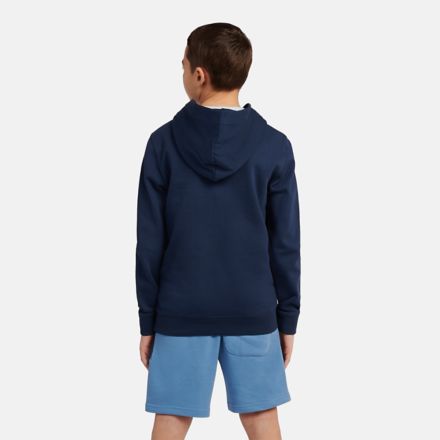 French Terry Stacked Logo Hoodie