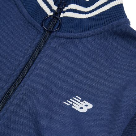 Double Knit Full Zip Funnel Top