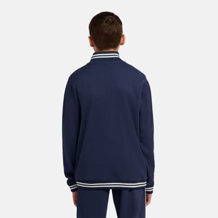 Double Knit Full Zip Funnel Top