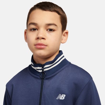 Double Knit Full Zip Funnel Top