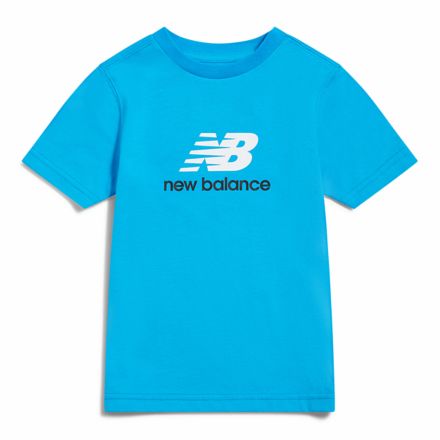 Jersey Stacked Logo T-Shirt, NB NAVY, LAKB0297ATD
