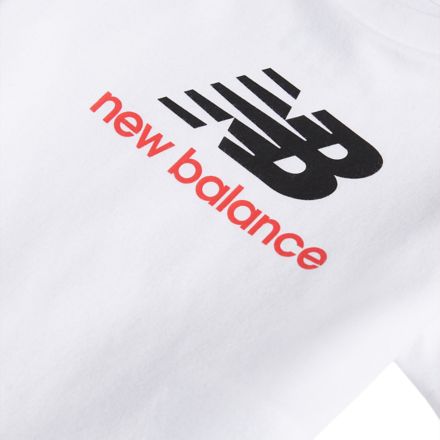 Jersey Stacked Logo T-Shirt, NB NAVY, LAKB0297BWE
