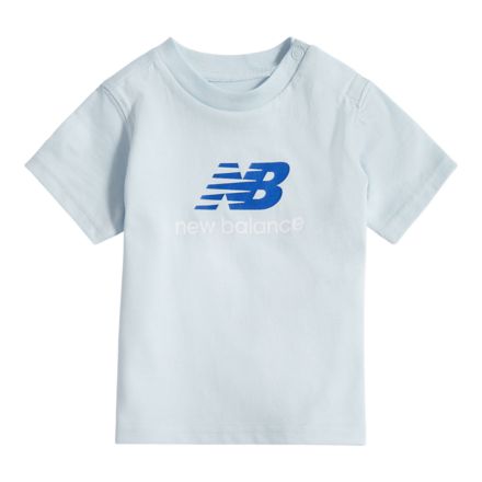 Jersey Stacked Logo T-Shirt, NB NAVY, LAKB0297FRL