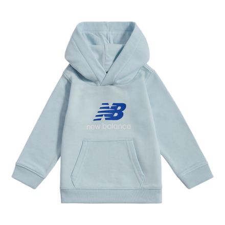 French Terry Stacked Logo Hoodie