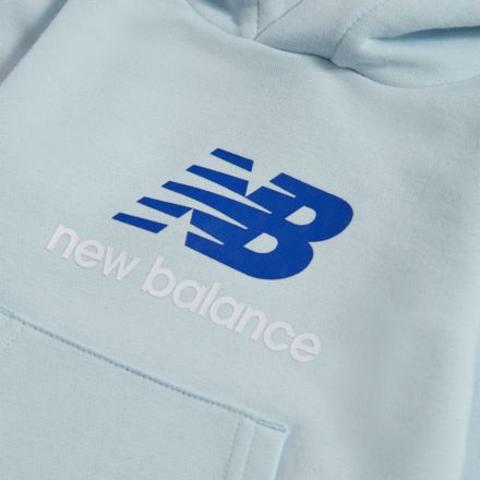 French Terry Stacked Logo Hoodie