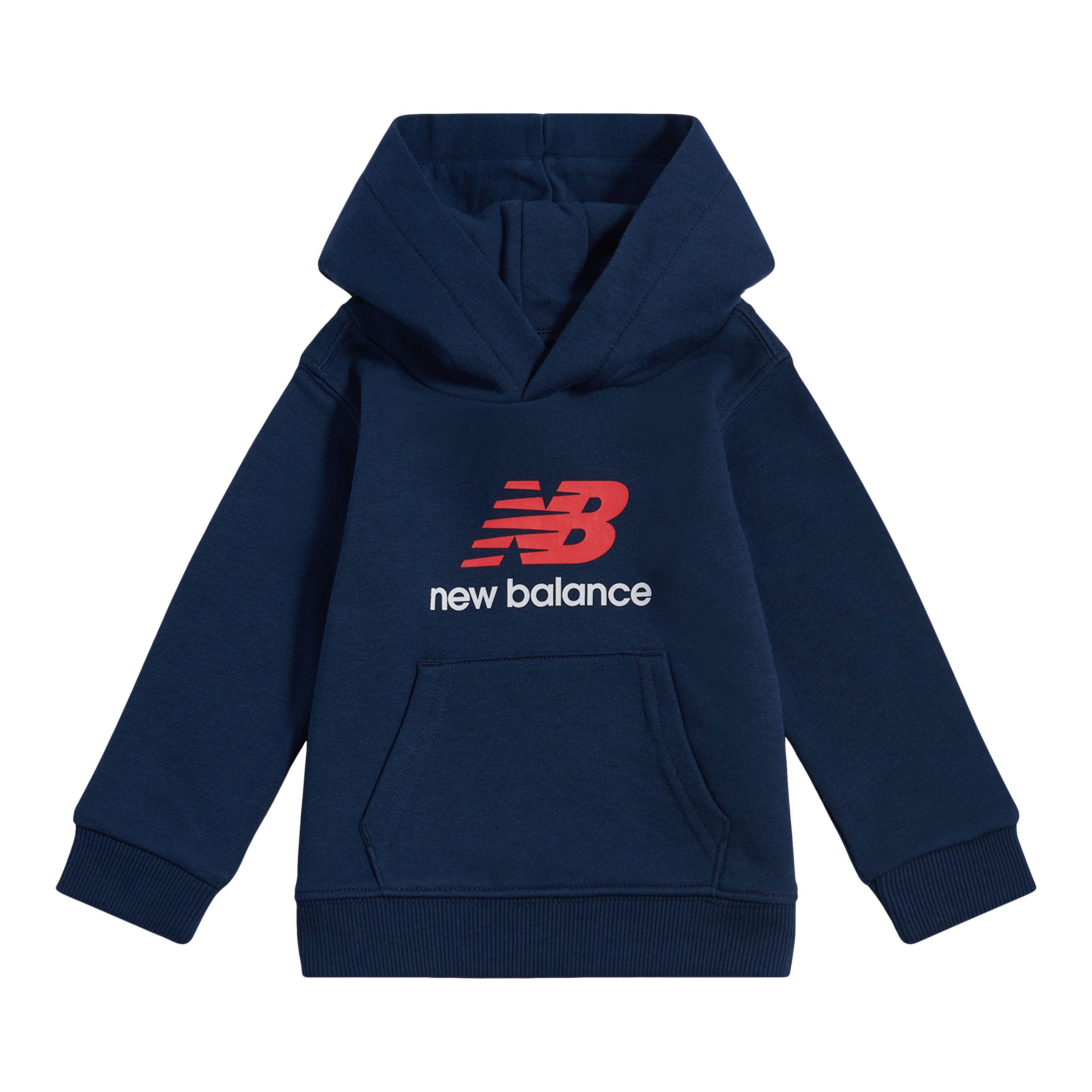 French Terry Stacked Logo Hoodie