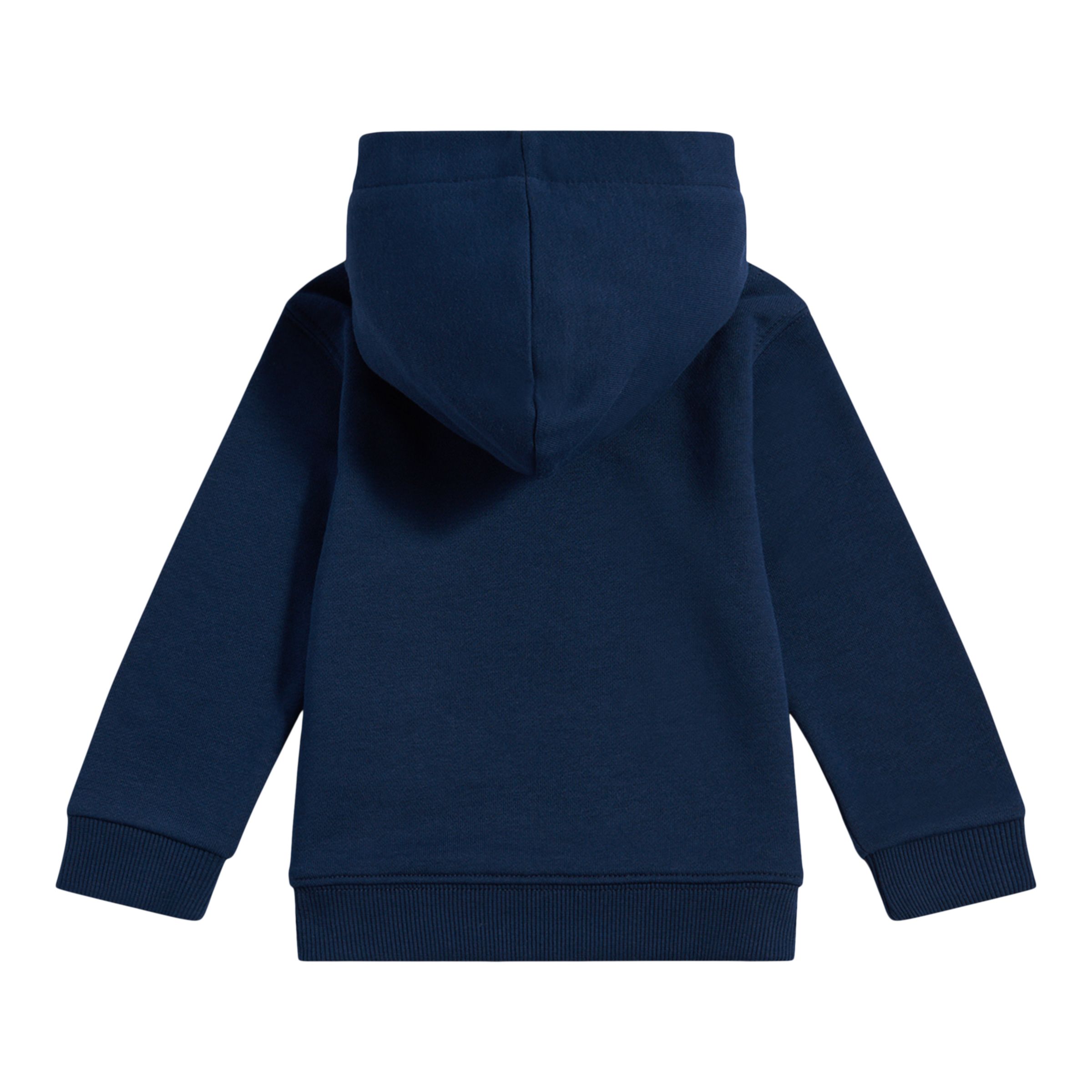 French Terry Stacked Logo Hoodie