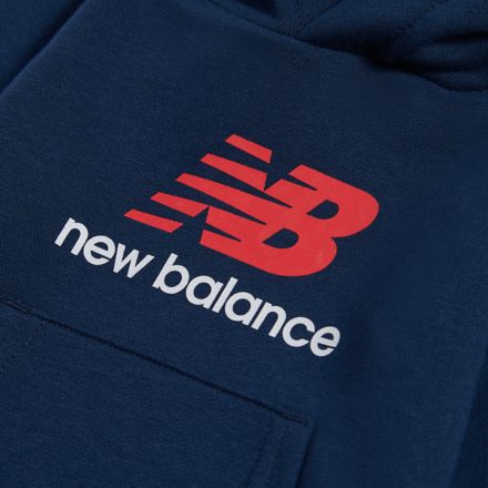 French Terry Stacked Logo Hoodie