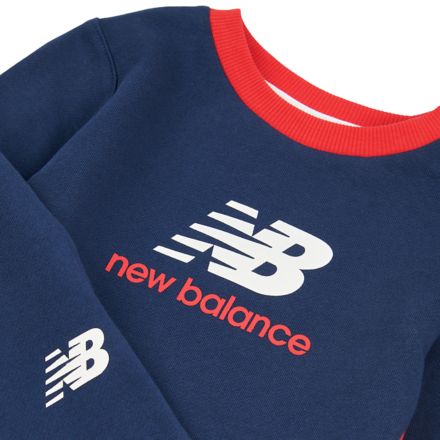 Contrast Crew & Jog Set