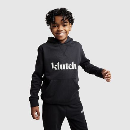 Klutch Kids Fleece Hoodie, BLACK, LAKB0330BK