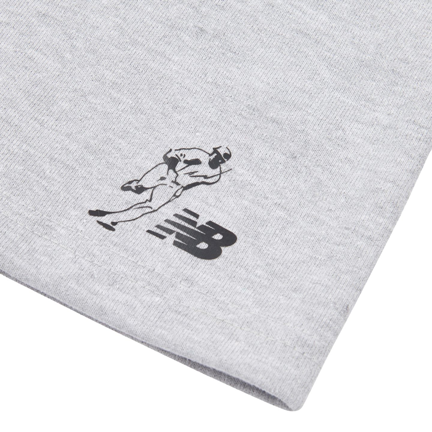 Детские шорты New Balance Shohei Ohtani Kids Fleece Short, цвет: Серый меланжевый — фото 6