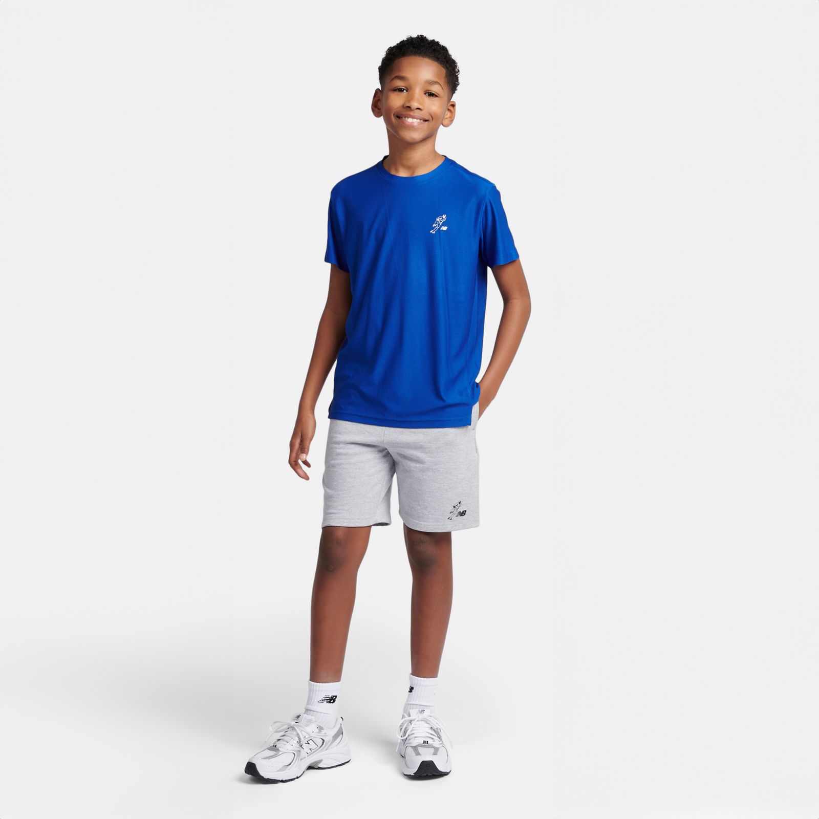 Детские худи New Balance Shohei Ohtani Kids Fleece Short — фото 2