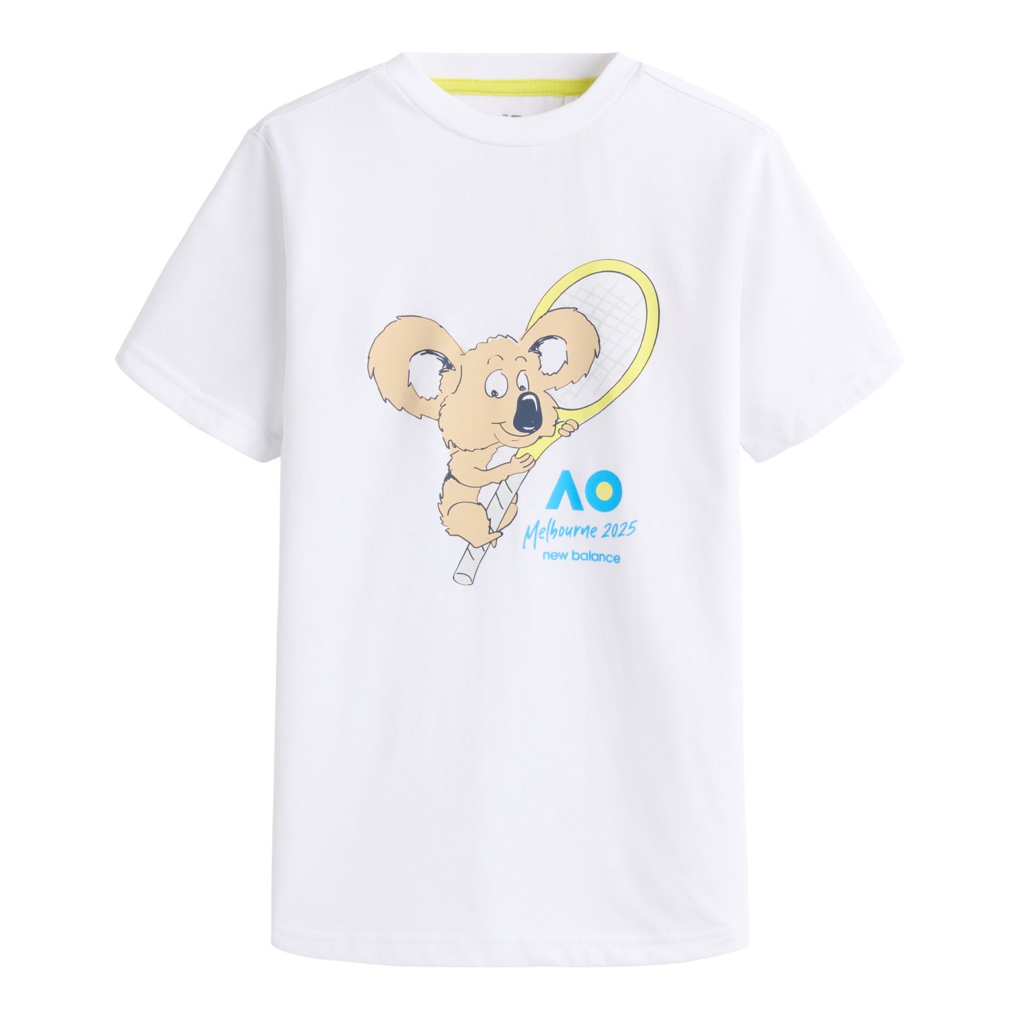 Детская футболка New Balance Australian Open Koala Graphic, цвет: Белый — фото 1