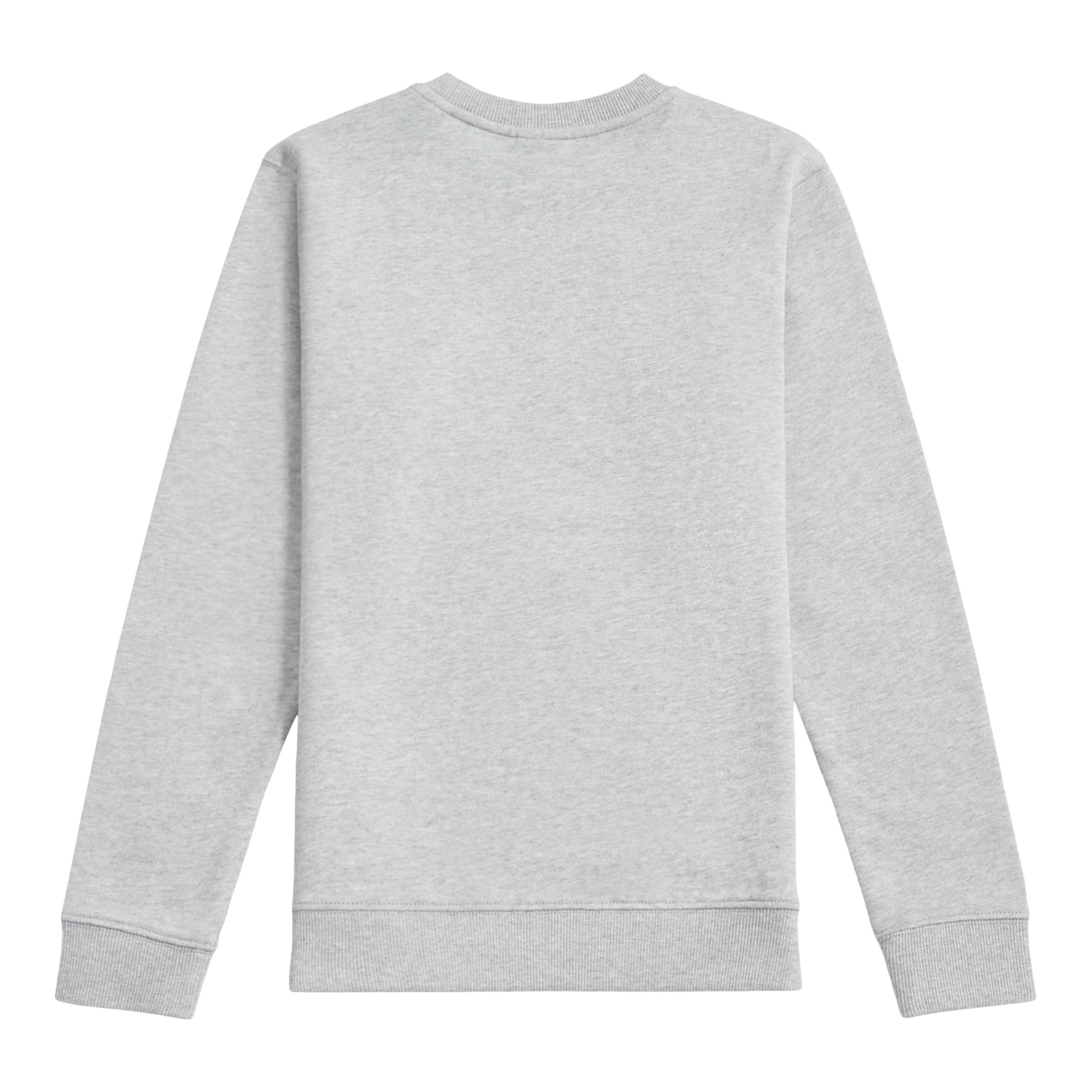 Brush Back Stacked Logo Crew